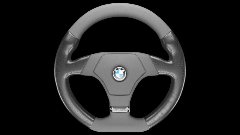 Sportwagenlenkrad 02 3D Modell .c4d .max .obj .3ds .fbx .stl .blend