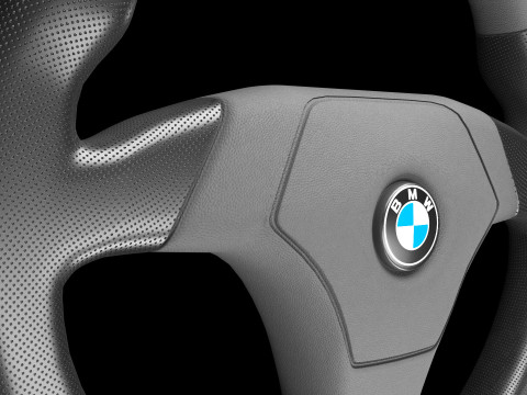 Sports Car Steering Wheel 02 3D-Modell