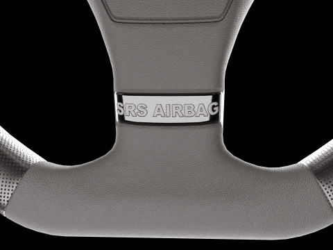 Sports Car Steering Wheel 02 3D-Modell