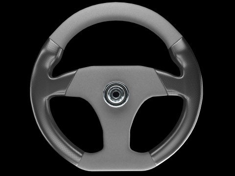Sports Car Steering Wheel 02 3D-Modell