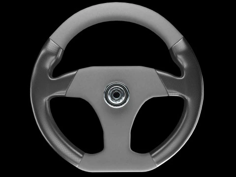 Sportwagenlenkrad 02 3D Modell