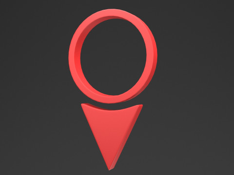 Location Markers 9 in 1 3D Model