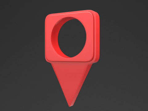 Location Markers 9 in 1 3D Model