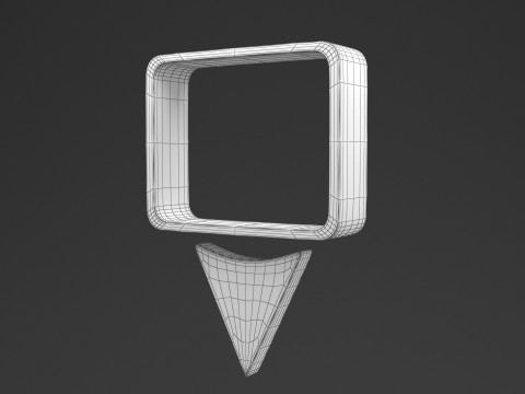Location Markers 9 in 1 3D Model