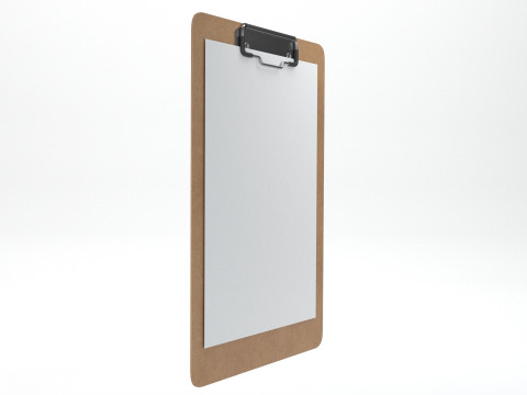 Clipboard 3D Модель