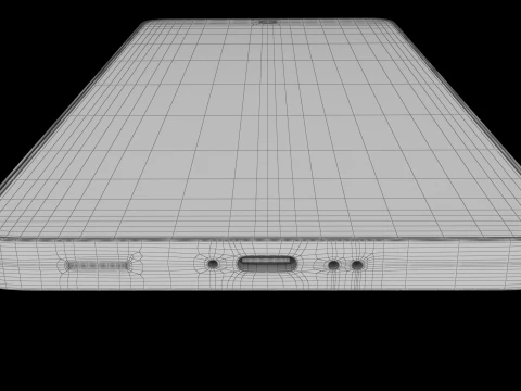 Generic Smartphone 3D Model