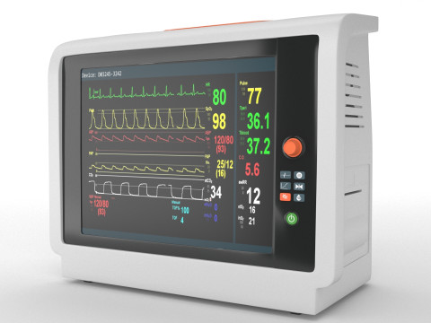 Patient Monitor 3D Model