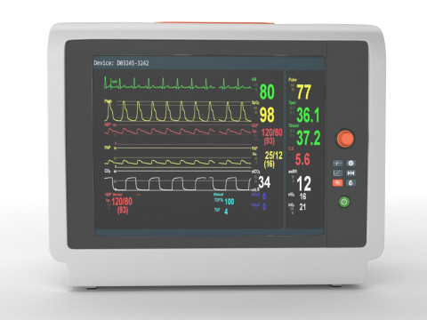 Patient Monitor 3D मॉडल
