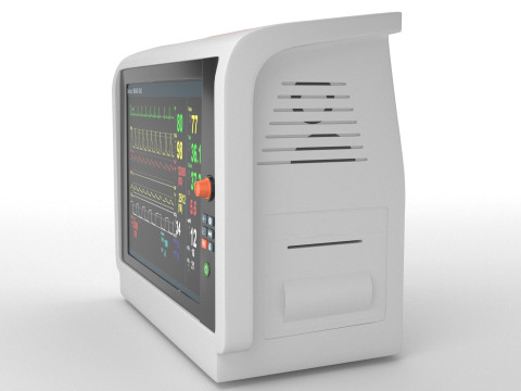 Patient Monitor 3D मॉडल