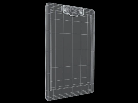 Medical Report Clipboard 3D Model