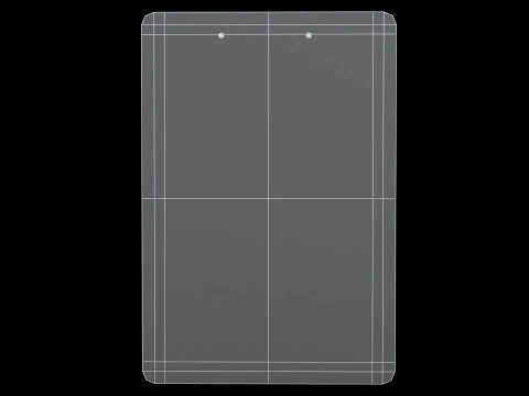 Medical Report Clipboard 3D Model