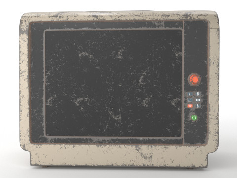 Abandoned Patient Monitor 3D Модель