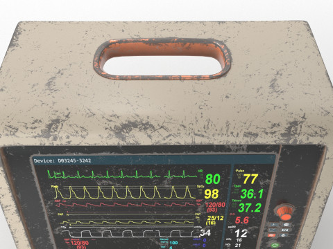 Abandoned Patient Monitor 3D Модель
