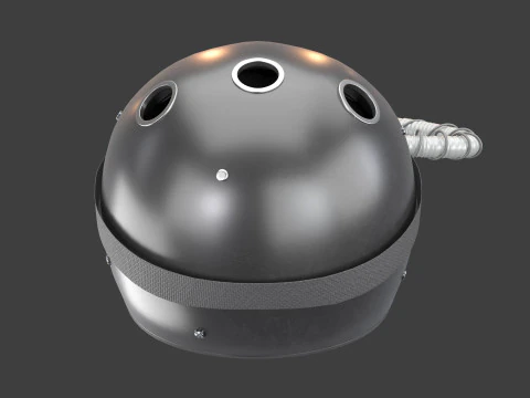 ऑक्सीजन मास्क के साथ फाइटर जेट पायलट हेलमेट 3D मॉडल