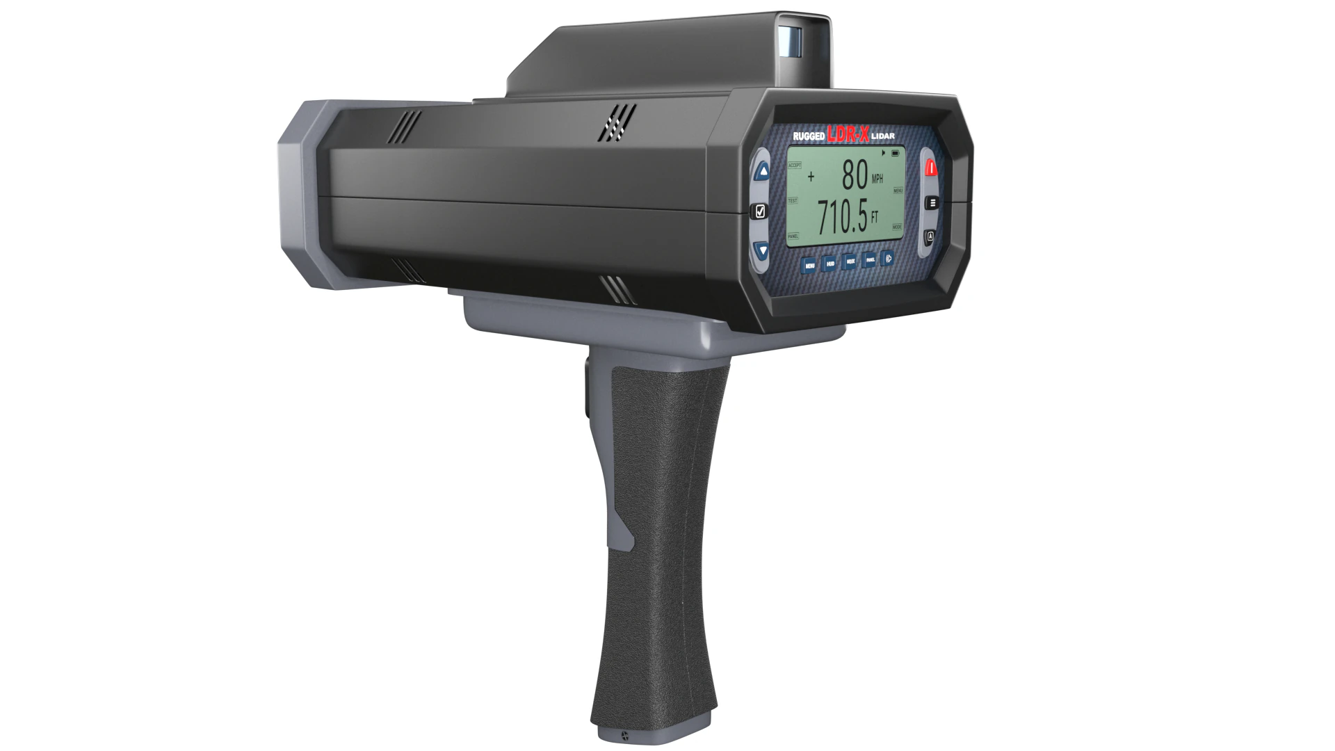 LIDAR Police SpeedGun 3D Model .c4d .max .obj .3ds .fbx .stl .blend 