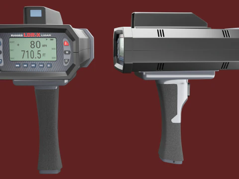 LIDAR Police SpeedGun 3D Model