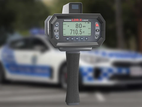 LIDAR Police SpeedGun 3D Model