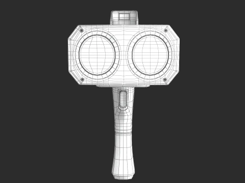LIDAR Police SpeedGun 3D Model