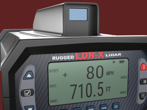 Pistola veloce della polizia LIDAR Modello 3D