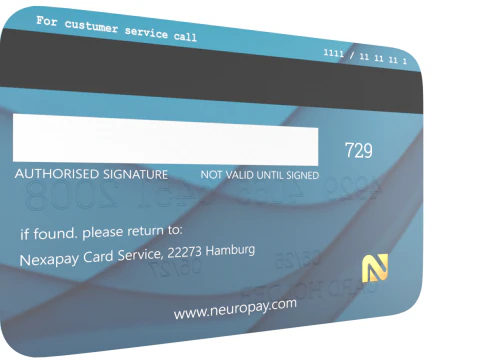 Generic Credit Card Mockup 3D Model