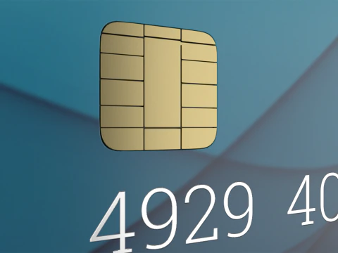 Generic Credit Card Mockup 3D Model
