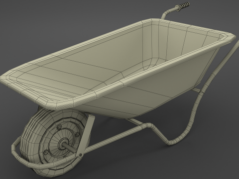 Wheelbarrow 3D Model