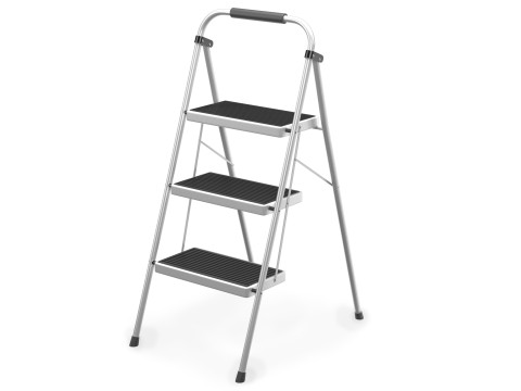 3 Step Folding Ladder 3D मॉडल