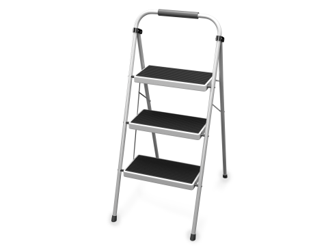 3 Step Folding Ladder 3D Modell