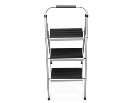 3 Step Folding Ladder 3D Modell