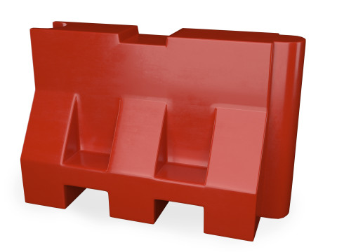 Plastic Road Barricade Model 3D