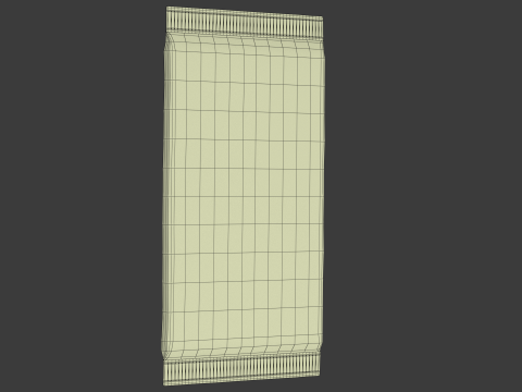 Trading Card Booster Pack Mockup 3D Model