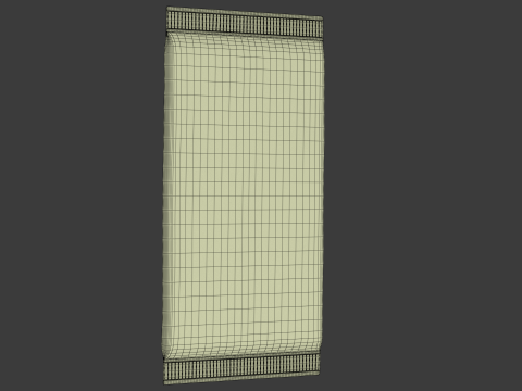 Trading Card Booster Pack Mockup 3D Model