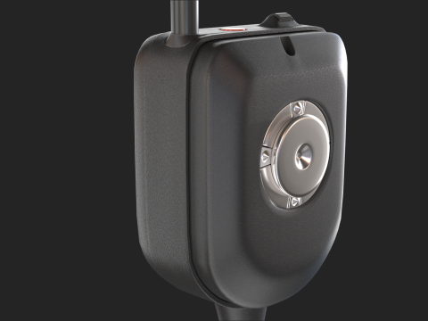 Motorola PSM Radio Mic 3D 모델