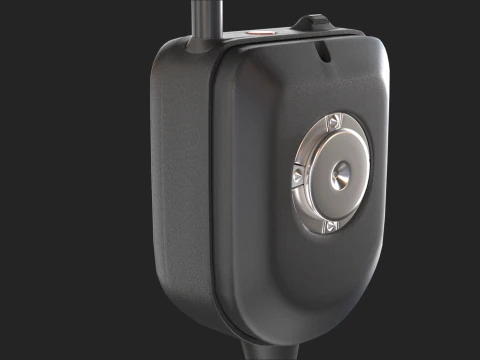 Motorola PSM Radio Mic 3D Model