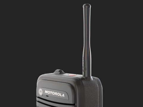 Motorola PSM Radio Mic 3D Model
