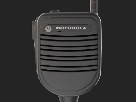 Motorola PSM Radio Mic 3D 모델