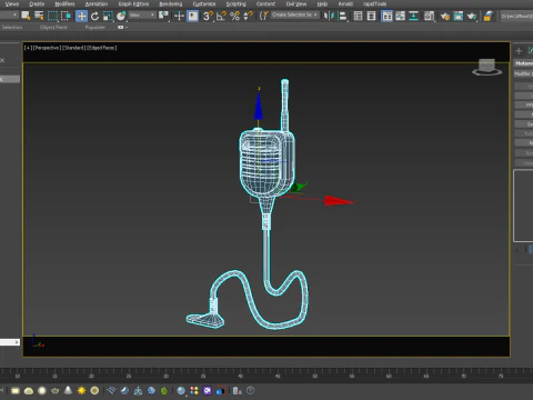 Motorola PSM Radio Mic 3D Model