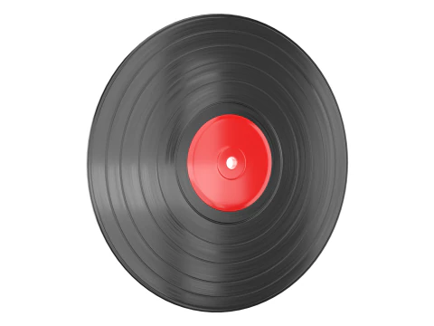 Disco de vinil Modelo 3D
