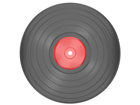 Vinyl Record 3D Model