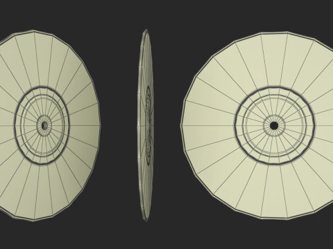 Vinyl Record 3D Model
