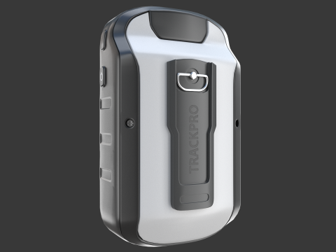 Biały nawigator GPS Model 3D