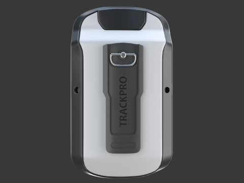 Biały nawigator GPS Model 3D