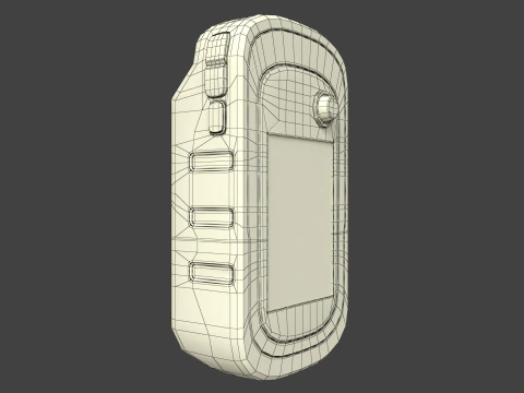 Navigatore GPS bianco Modello 3D