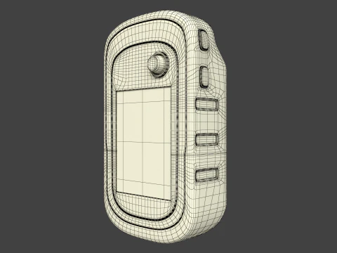 Navigatore GPS bianco Modello 3D