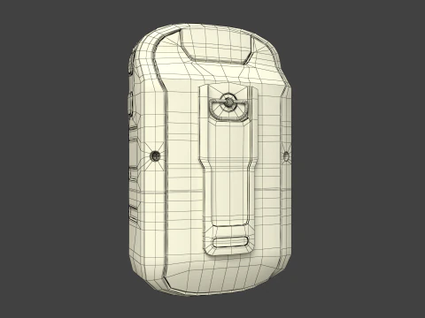 Navigatore GPS bianco Modello 3D