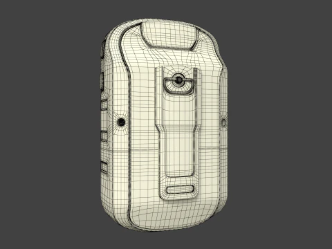 Navigatore GPS bianco Modello 3D