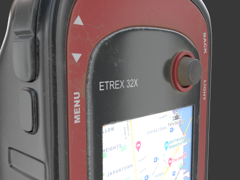 Używany nawigator GPS Model 3D