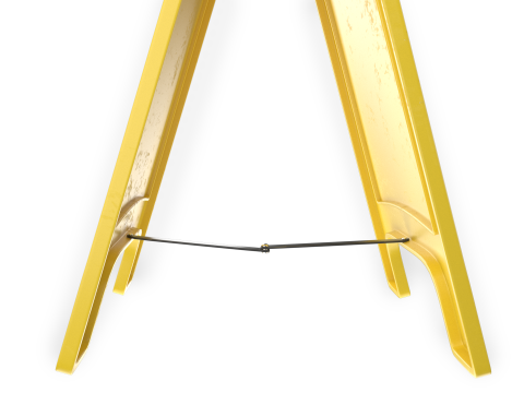 Sinal de piso molhado Modelo 3D