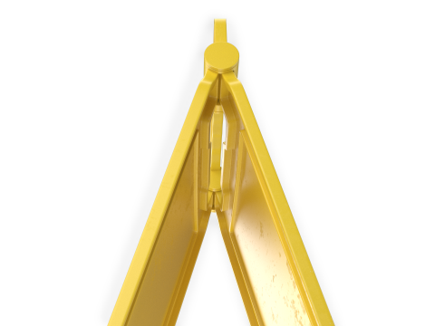 Sinal de piso molhado Modelo 3D