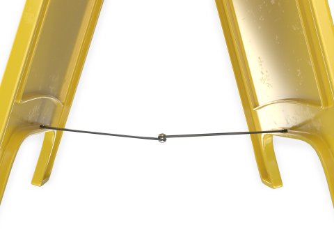 Znak śliski, gdy jest mokry Model 3D